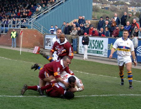 Morton's second try over Batley