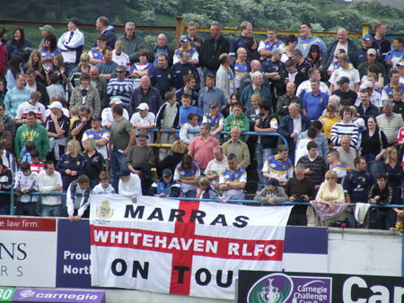 Loyal fans at the Catalans cup game 2007