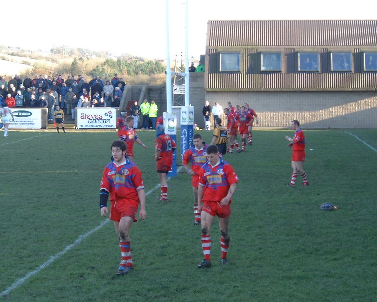 Dejected Town in second half