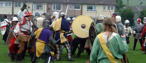 Egremont Medeival Festival 2001 pitched battle