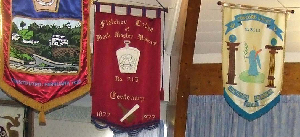 Banners from Cumbrian Masonic lodges